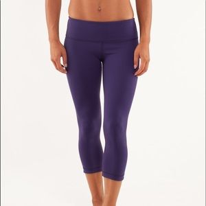 lululemon wunder under crop reversible size 6